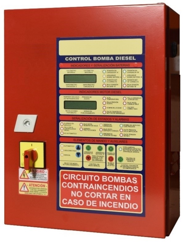 cuadro eléctrico para bombas de aguas residuales