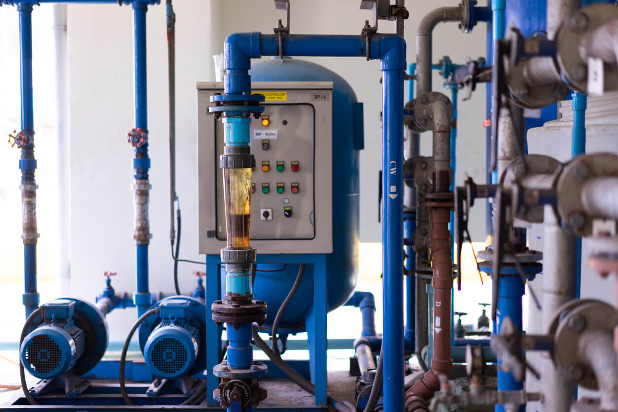 grupo de presión con cuadro eléctrico de maniobras